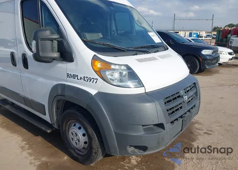 2017 Ram Promaster 2500 High Roof 159 Wb z USA, uszkodzony, nr VIN 3C6TRVDG7HE544142